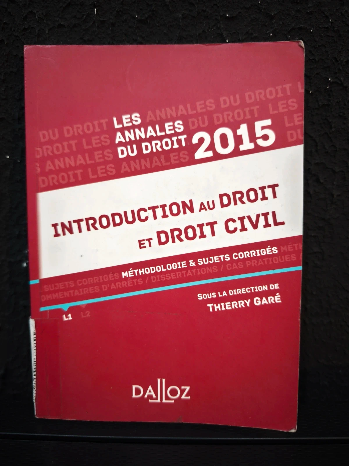 Les annales du droit 2015